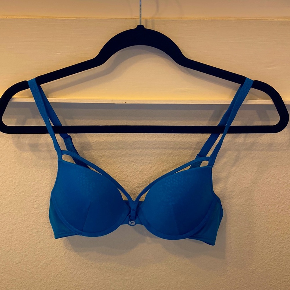 Blue Snakeskin Marlies Dekkers Push-up bra